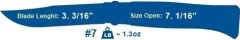 Opinel Inox 7 No İşlemeli Çakı