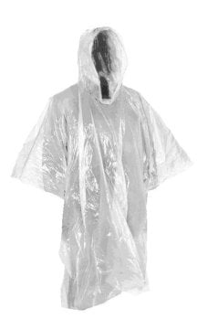 Summit Adult Emergency Poncho 50x80 Transparent