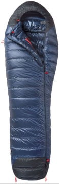 PAJAK Core 400 Long Lacivert Ultralight -24 Derece 880 Gr 700 Fill RDS Ördek Tüyü Uyku Tulumu EN13537