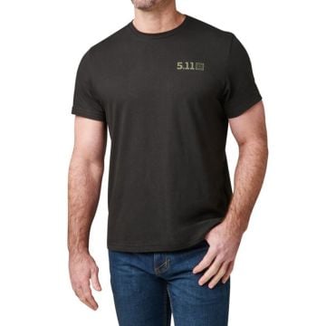 5.11 Brew Ground Ss Tee Kısa Kol Siyah T-Shirt