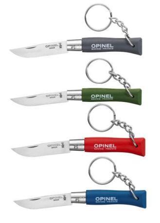 Opinel Inox Renkli Anahtarlıklı 4 No Çakı (12'li)