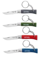 Opinel Inox Renkli Anahtarlıklı 4 No Çakı (12'li)
