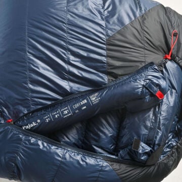 PAJAK Core 550 Regular Lacivert Ultralight -9 Derece 915 Gr 700 Fill RDS Ördek Tüyü Uyku Tulumu EN13537