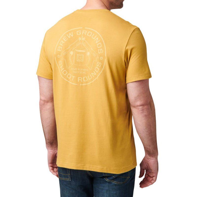 5.11 Brew Ground Ss Tee Kısa Kol Sarı T-Shirt