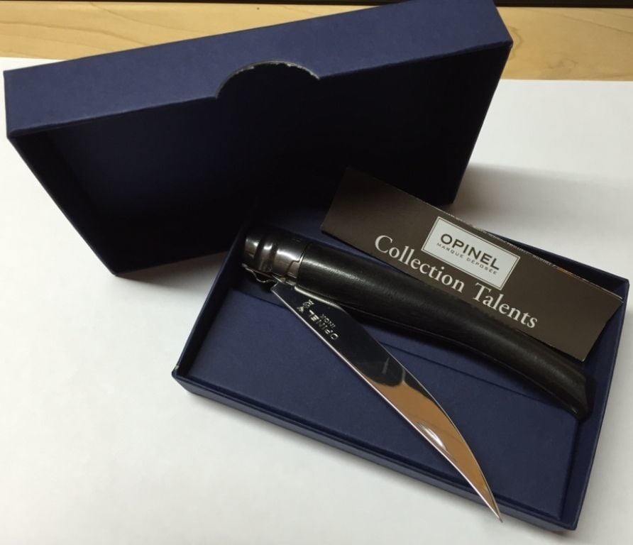 Opinel Inox Abanoz Saplı 10 No Fleto Çakı