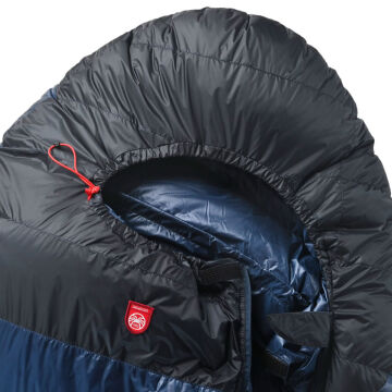 PAJAK Core 550 Long Lacivert Ultralight -9 Derece 975 Gr 700 Fill RDS Ördek Tüyü Uyku Tulumu EN13537
