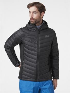 Helly Hansen Verglas Hooded Down Hybrid Kaz Tüyü Jacket Erkek Ceket Black Siyah