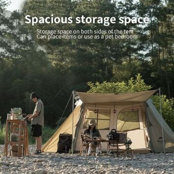 Naturehike Village 5.0 Otomatik Kurulum 4 Kişilik Kamp Çadır