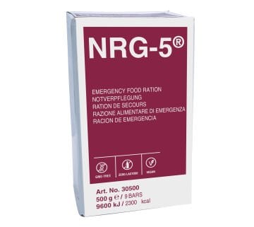 Katadyn NRG-5 500g Acil Durum Rasyonu 20 Yıl Raf Ömrü 2300 kcal Enerji Uzun Ömürlü Outdoor, Kamp, Dağcılık, Afet ve Deprem Gıdası Yemeği