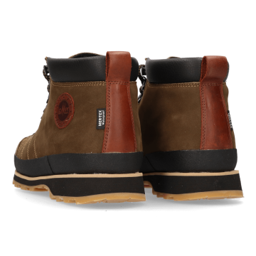 Lomer Italy Bio Naturale Premium Mid MTX Waterproof Vibram Full Çarşak Deri Erkek Bot Brown Bomber