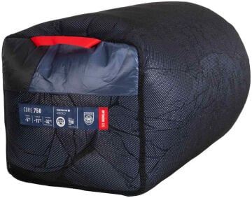 PAJAK Core 750 Long Lacivert Ultralight -32 Derece 1350 Gr 700 Fill RDS Ördek Tüyü Uyku Tulumu EN13537