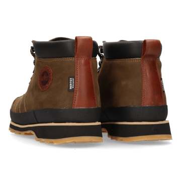 Lomer Italy Bio Naturale Premium Mid MTX Waterproof Vibram Full Çarşak Deri Erkek Bot Brown Bomber