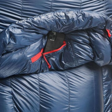 PAJAK Core 950 Long Lacivert Ultralight -39 Derece 1520 Gr 700 Fill RDS Ördek Tüyü Uyku Tulumu EN13537