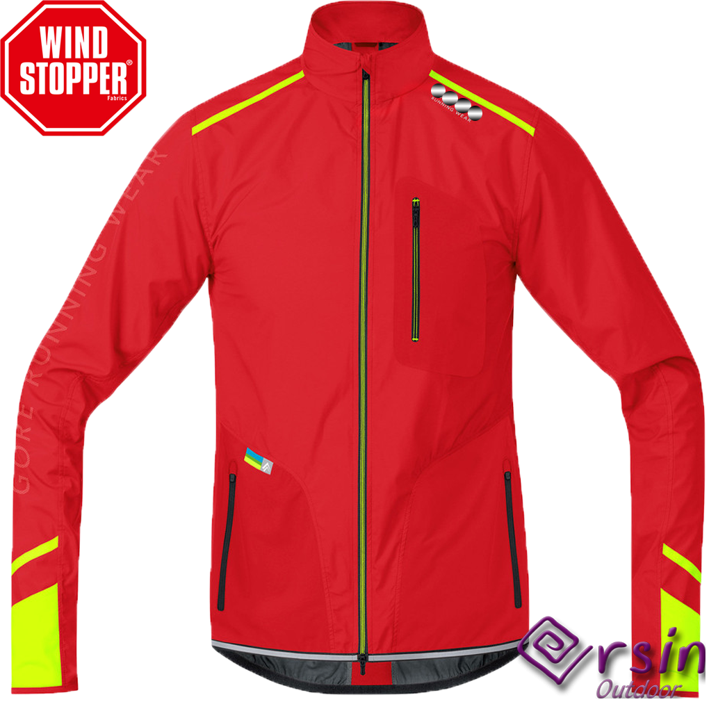 Goretex Windstopper Kırmızı SoftShell Ceket