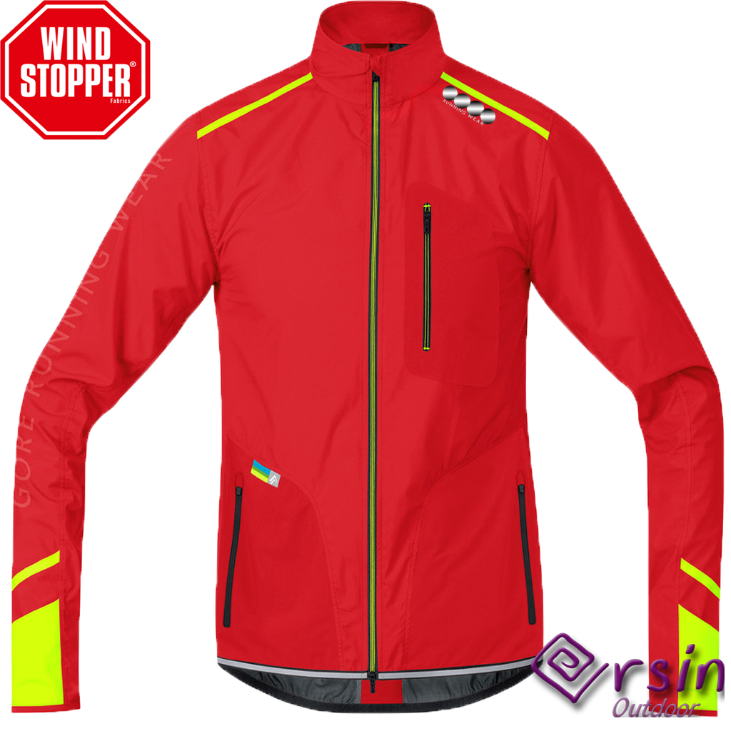 Goretex Windstopper Kırmızı SoftShell Ceket