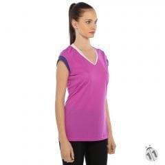Gore-Tex Bayan ProDryFit Outdoor, Koşu, Fitness Tişört Koyu Lila
