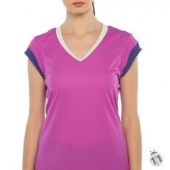 Gore-Tex Bayan ProDryFit Outdoor, Koşu, Fitness Tişört Koyu Lila