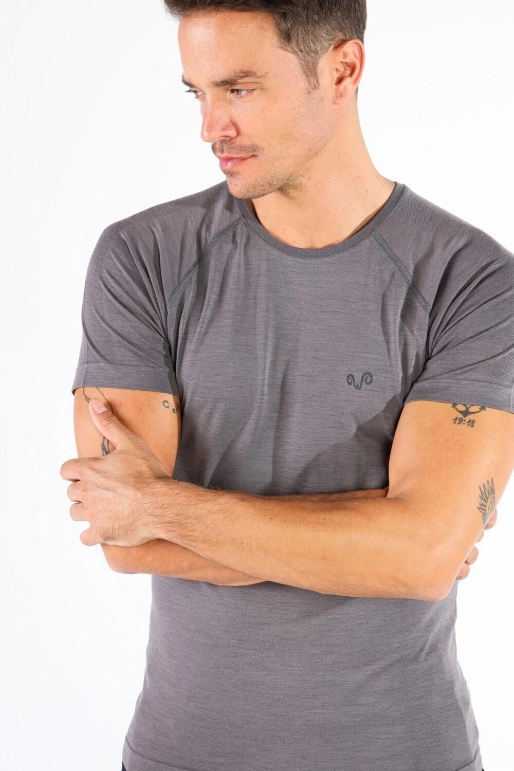 Woolona Juno seamless Tshirt Gri