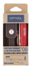 Opinel Inox Kırmızı Sap 8 No Çakı (001890)
