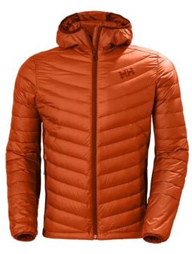 Helly Hansen Verglas Hooded Down Hybrid Kaz Tüyü Jacket Erkek Ceket Turuncu