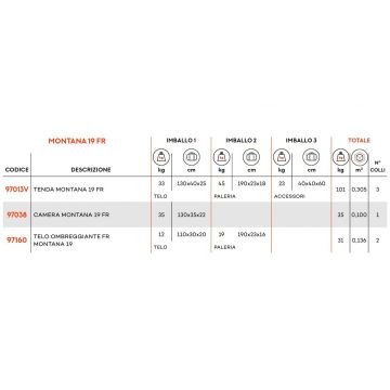 Ferrino Montana Afet Çadırı 19 M.5,1 X 3,85 FR