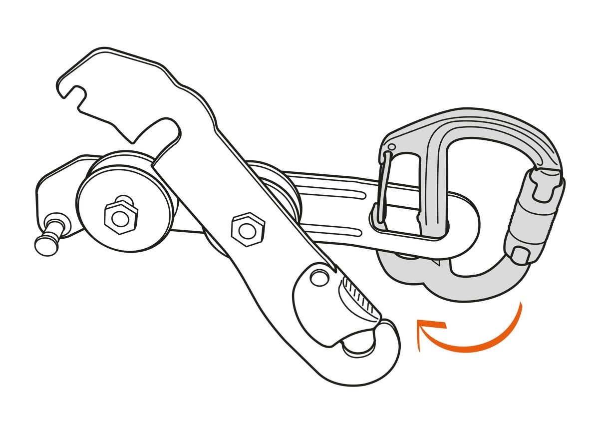 PETZL FREINO Sürtünme Arttırıcılı Karabina