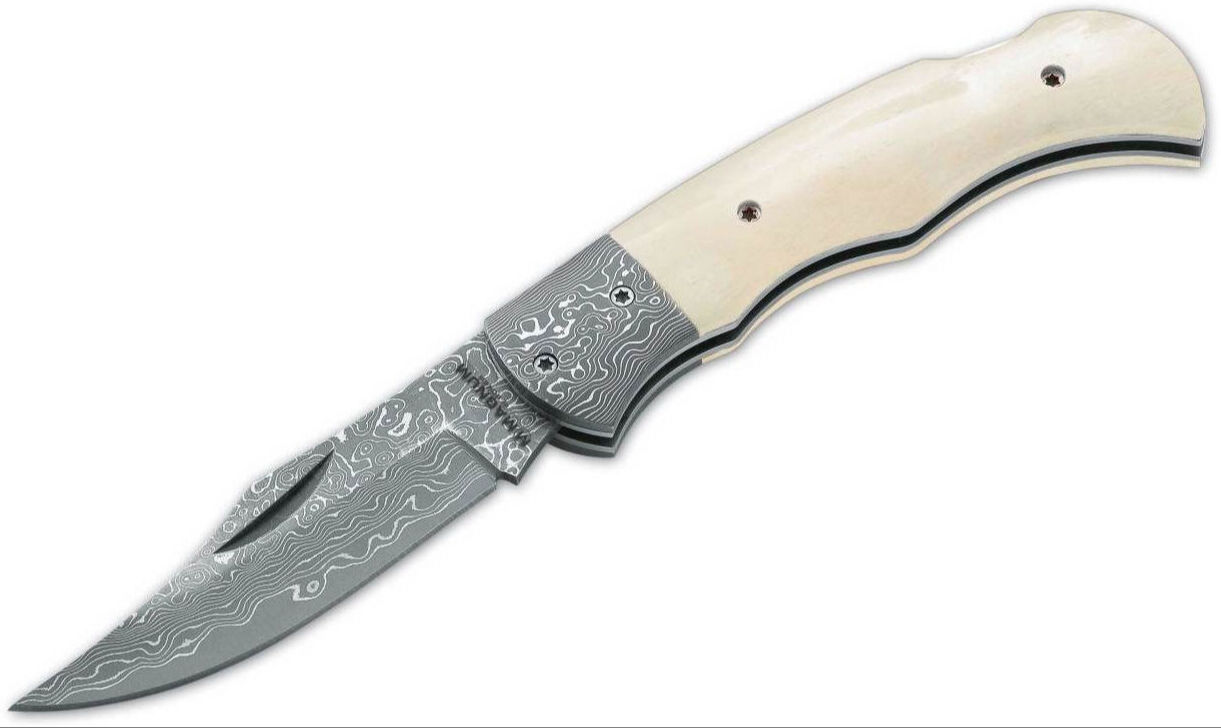 Böker Magnum Damascus Kemik Çakı