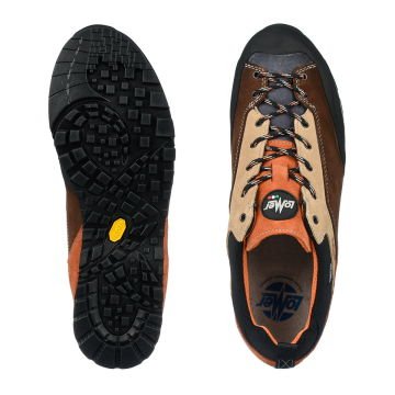 Lomer Italy Badia II MTX Suede Waterproof Vibram Süet Deri Erkek Ayakkabı Chocolate/Brick Yeni Sezon