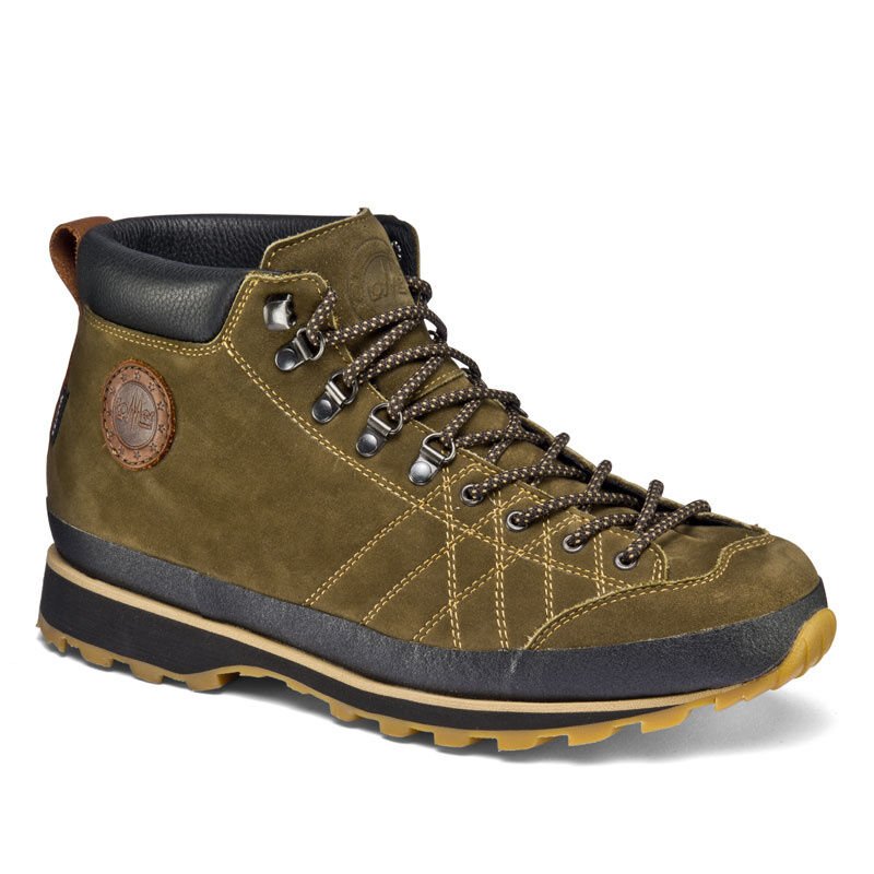 Lomer Italy Bio Naturale Mid MTX Waterproof Vibram Full Çarşak Deri Erkek Bot Antra/Laguna 40