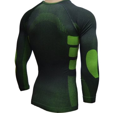 ThermoExtreme  DryActive Performans Admrl Siyah Yeşil Uzun Kol Termal İçlik