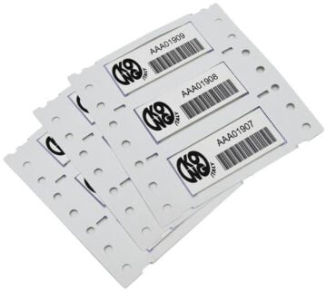 Kong Rope ID Isıyla Daralan Halat Kimlik Etiketi CODE 39 Barkodlu 9V0000058KK
