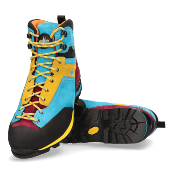 Lomer Italy Badia II High MTX Suede Waterproof Vibram Süet Deri Bot Soleil/Turquois (Yarı Otomatik Krampon Uyumlu)