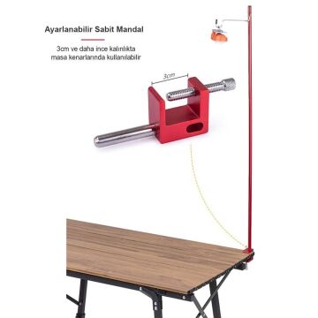 Naturehike Ultralight Kompakt Katlanır Lamba Askısı MZ