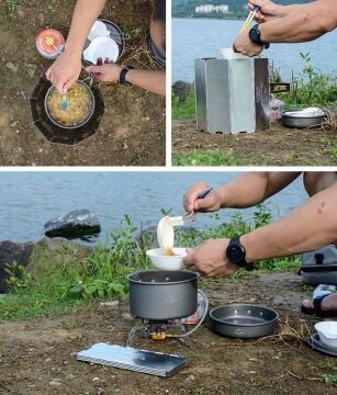 Naturehike Katlanır Rüzgar Kesici Aparat | 10 Parça | MZ