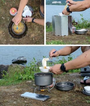 Naturehike Katlanır Rüzgar Kesici Aparat | 10 Parça | MZ
