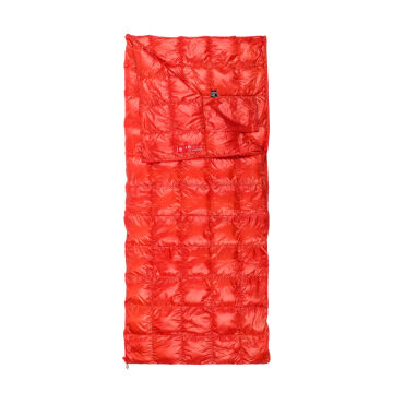PAJAK Quest Blanket Light Universal Kırmızı Ultralight -4 Derece 550 Gr 700 Fill RDS Ördek Tüyü Uyku Tulumu EN13537