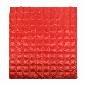 PAJAK Quest Blanket Light Universal Kırmızı Ultralight -4 Derece 550 Gr 700 Fill RDS Ördek Tüyü Uyku Tulumu EN13537