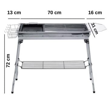 Madfox Grillmate Portatif Katlanır BBQ Mangal MZ