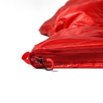 PAJAK Quest Blanket Light Universal Kırmızı Ultralight -4 Derece 550 Gr 700 Fill RDS Ördek Tüyü Uyku Tulumu EN13537