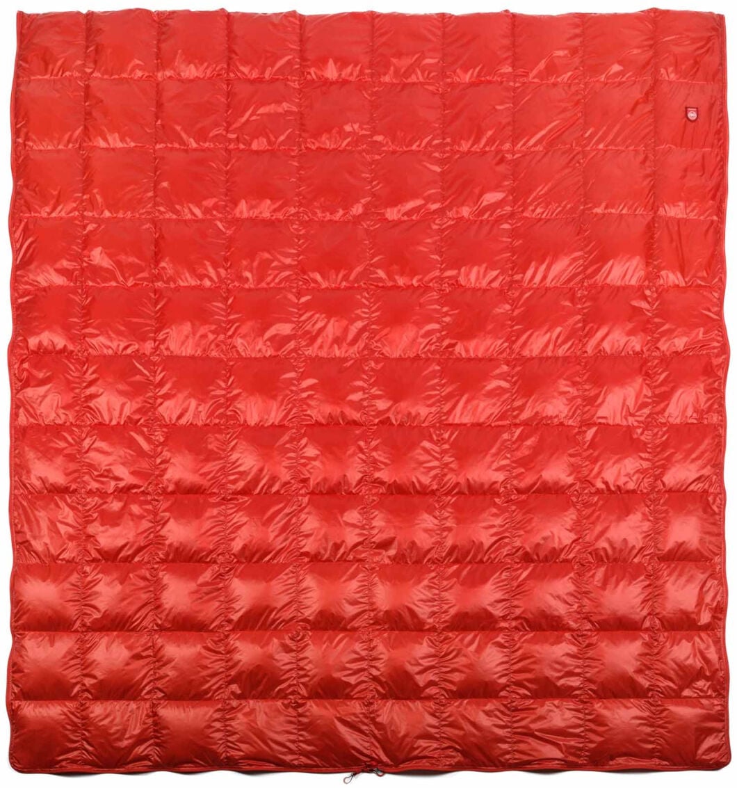 PAJAK Quest Blanket Light Universal Kırmızı Ultralight -4 Derece 550 Gr 700 Fill RDS Ördek Tüyü Uyku Tulumu EN13537