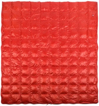 PAJAK Quest Blanket Light Universal Kırmızı Ultralight -4 Derece 550 Gr 700 Fill RDS Ördek Tüyü Uyku Tulumu EN13537