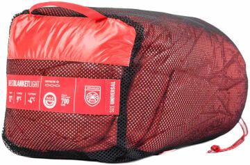PAJAK Quest Blanket Light Universal Kırmızı Ultralight -4 Derece 550 Gr 700 Fill RDS Ördek Tüyü Uyku Tulumu EN13537