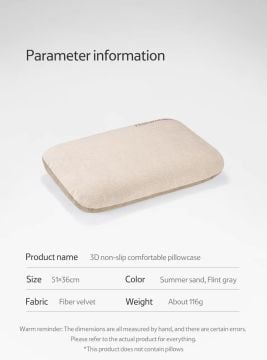 Naturehike 3D Anti-Slip Comfort Kaymaz Yastık Kılıfı