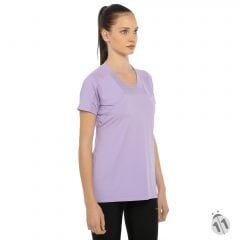 Gore-Tex Bayan Lila ProDryFit Outdoor, Koşu, Fitness Tişört