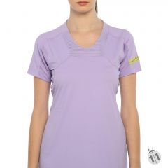 Gore-Tex Bayan Lila ProDryFit Outdoor, Koşu, Fitness Tişört