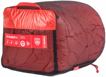 PAJAK Quest Blanket Pro Universal Kırmızı Ultralight -15 Derece 750 Gr 700 Fill RDS Ördek Tüyü Uyku Tulumu EN13537