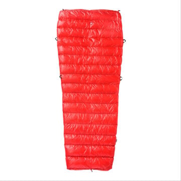 PAJAK Quest Quilt Universal Kırmızı Ultralight 5 Derece 485 Gr 700 Fill RDS Ördek Tüyü Uyku Tulumu EN13537
