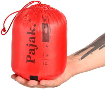 PAJAK Quest Quilt Universal Kırmızı Ultralight 5 Derece 485 Gr 700 Fill RDS Ördek Tüyü Uyku Tulumu EN13537