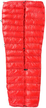 PAJAK Quest Quilt Universal Kırmızı Ultralight 5 Derece 485 Gr 700 Fill RDS Ördek Tüyü Uyku Tulumu EN13537