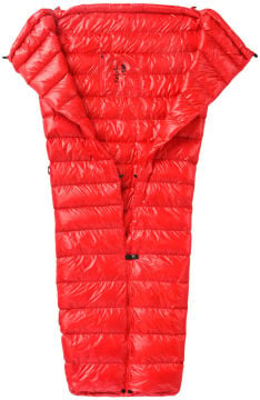 PAJAK Quest Quilt Universal Kırmızı Ultralight 5 Derece 485 Gr 700 Fill RDS Ördek Tüyü Uyku Tulumu EN13537